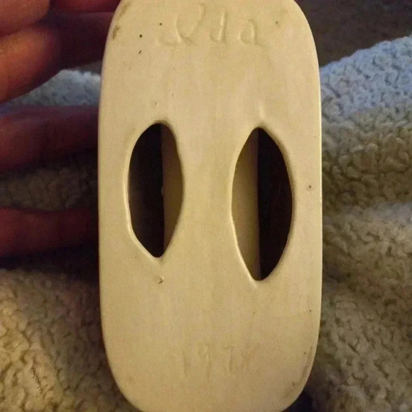 Rare and vintage Lassie, Rin Tin Tin napkin holder crazing, antique - Picture 3 of 5